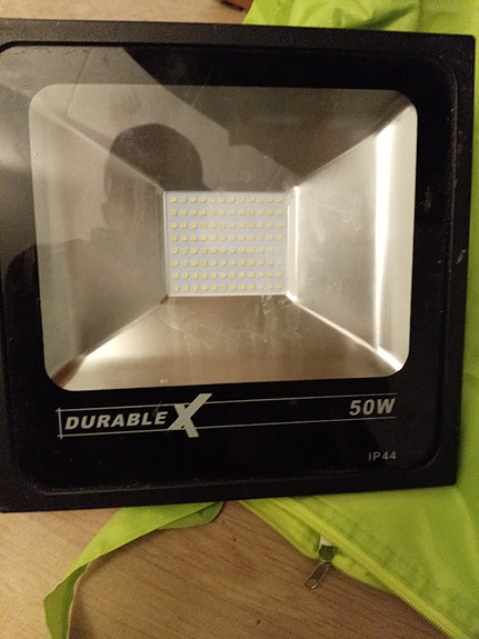 DurableX 50W LED-valonheitin musta