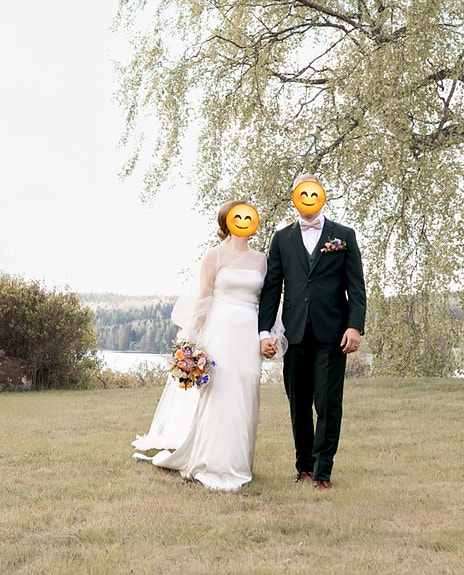 Uniikki Sis Idman hääpuku + bolero