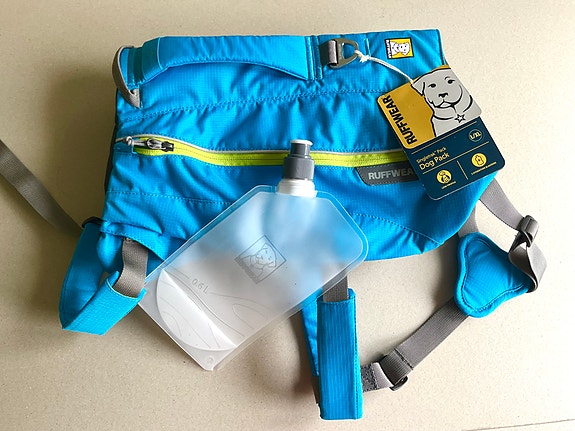 Ruffwear koiran reppu L/XL (maksu eläinsuojelutyöhön)