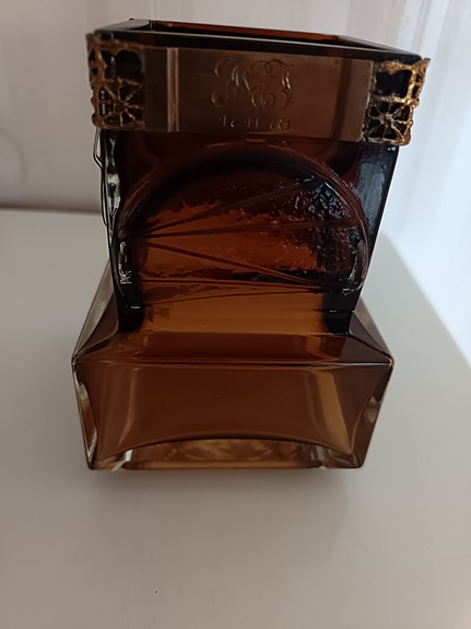 Iittala ruskea lasimaljakko