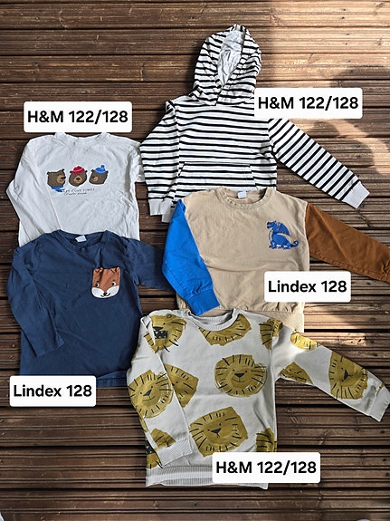 Vaatepaketti pojalle 122/128