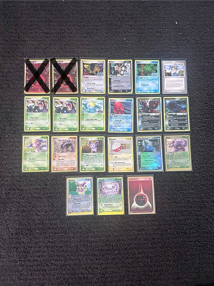 Pokemon EX-ajan kortteja