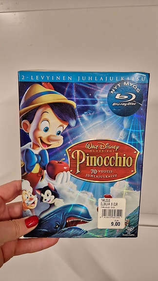 Walt Disney Pinocchio 70-vuotis juhlapainos Blu-ray + DVD