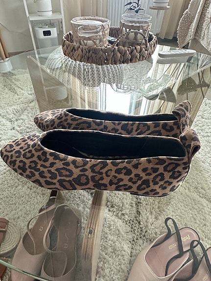 H&M leopardikuvioiset ballerinat koko 35