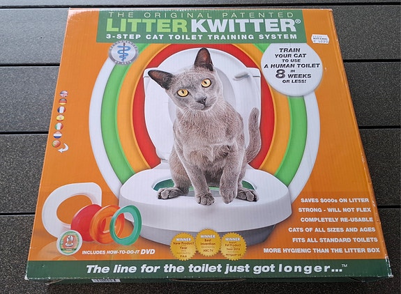 Litter Kwitter kissan wc-harjoittelusetti