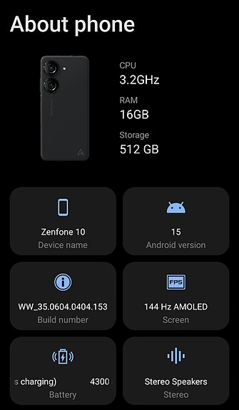Asus ZenFone 10 Musta 512/16