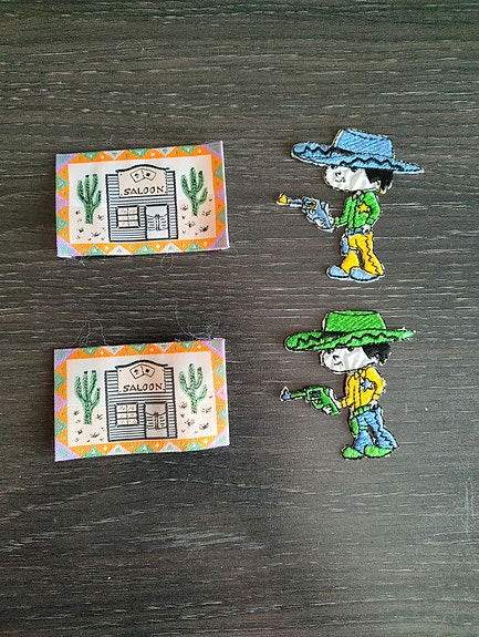 Villin lännen kangasmerkit