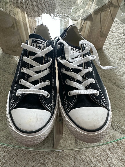 Converse tennarit koko 34 musta unisex