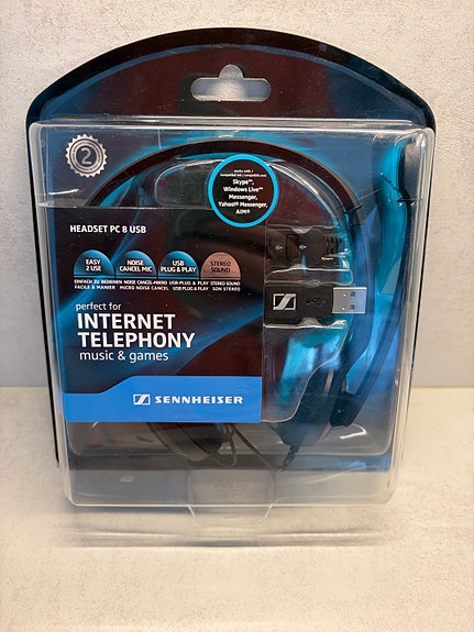 Sennheiser headset pc 8 usb tietokoneelle