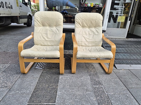 Nahkaiset vintage nojatuolit 2 kpl