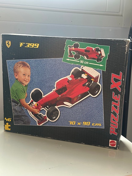 Ferrari F399 Puzzle XL 70 × 90 cm – Mattel 1999