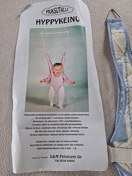 Hyppykeinu, vauvakeinu oviaukkoon