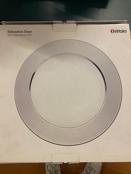 Iittala Sarpaneva Steel tarjoiluvati teräs