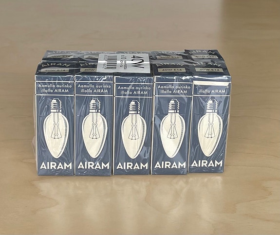 Airam hehkulamppuja 40W E14, VARATTU