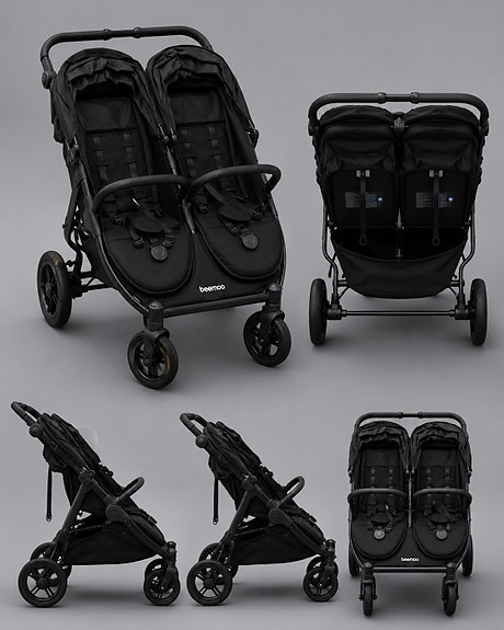 Beemoo Double Stroller