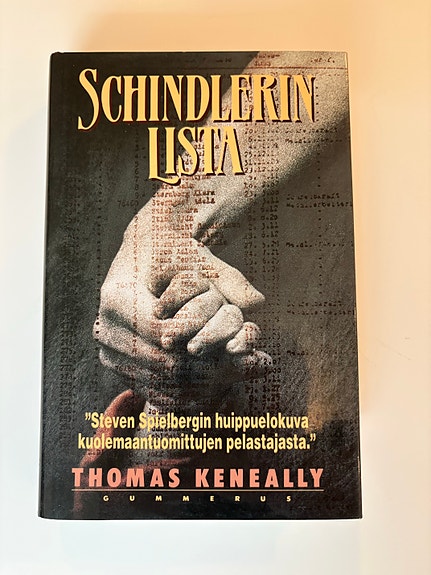 Thomas Keneally Schindlerin lista kirja