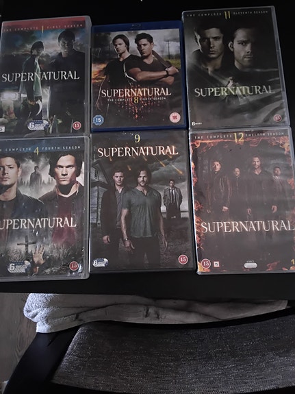 Supernatural kaudet 1,4,7,8,9,11 ja 12