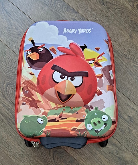 Angry Birds lasten matkalaukku