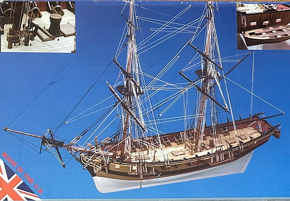 Puinen laivan rakennussarja HMS Mars