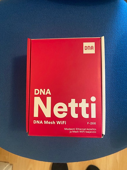 DNA Mesh WiFi F-266 -modeemi, lähes uusi, takuu voimassa