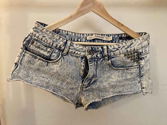 Zara denim-shortsit koko 38 sininen
