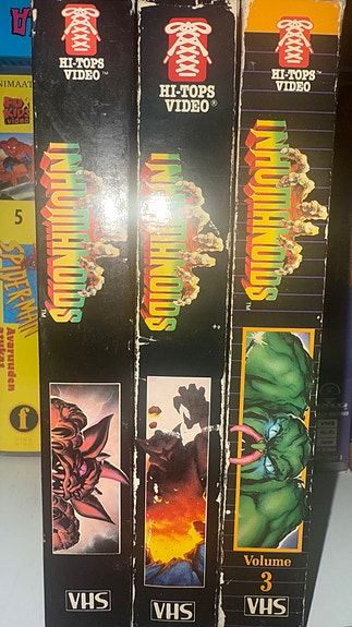 Inhumanoids VHS-kasetit