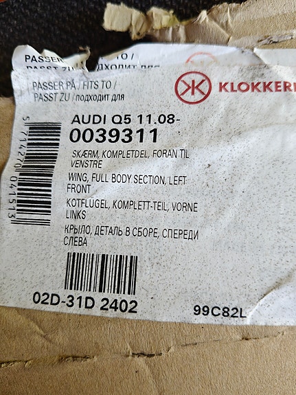 Audi Q5 Vm. 2011 (2008-->)