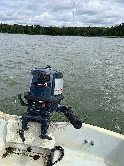 Yamaha AC 4hp 2-T perämoottori valmiina ajoon!