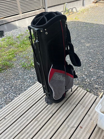 Wilson golfbägi musta/punainen
