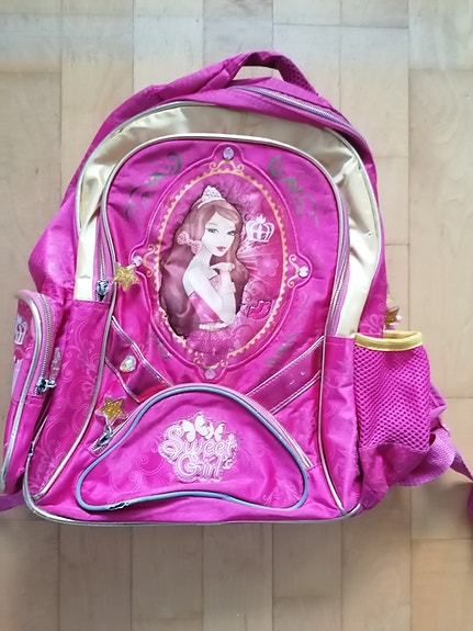 Disney prinsessa reppu muovi pinkki