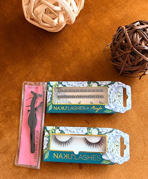 Naku Lashes irtoripset Captivate Me & Unique + Catrice ripsiapplikaattori