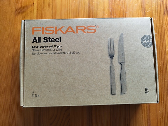 Fiskars All Steel -pihviveitsisetti 12 osaa
