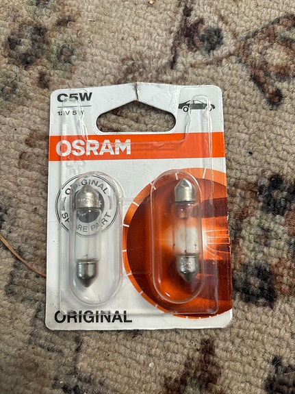 Osram C5W 12V 5W polttimot autoon