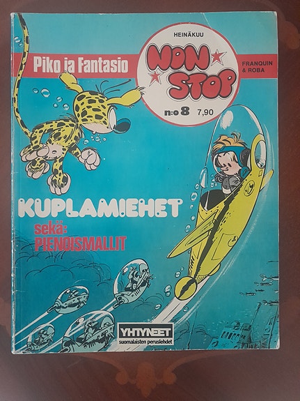 Piko ja Fantasio Non Stop Kuplamiehet sarjakuva