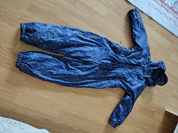 Kurahaalari fleece vuorella 116 sininen