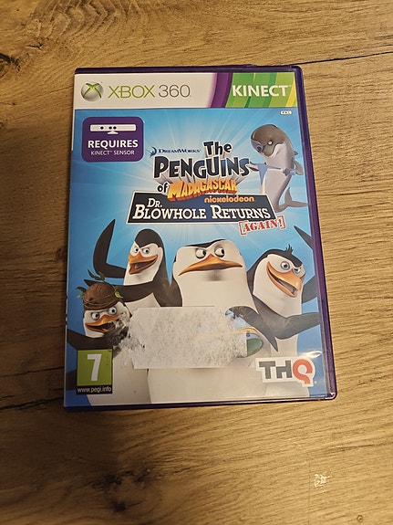 Xbox 360 The Penguins of Madagascar Dr. Blowhole Returns Again Kinect -peli