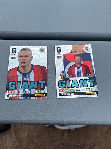 Panini Adrenalyn XL Erling Haaland Giant -keräilykortit