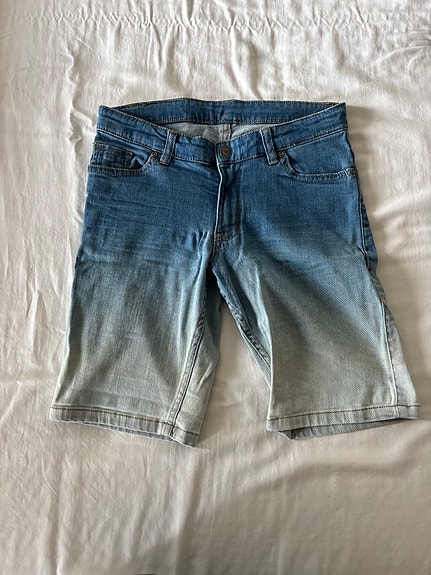 PO. P girls denim shorts size 152