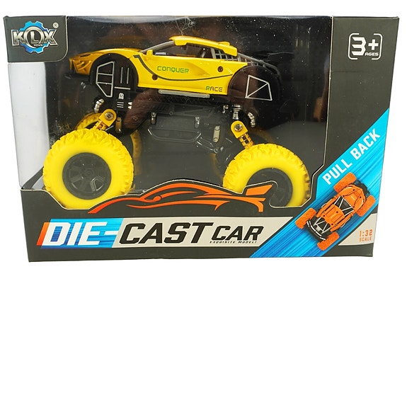 Auto Off Road 4 WD keltainen Pull Back 14,90 €