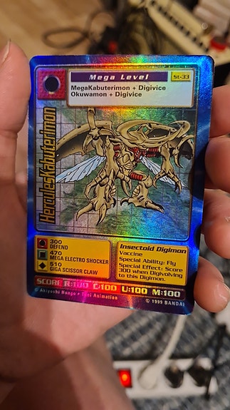 Hercules Kabuterimon- kortti (Digimon)