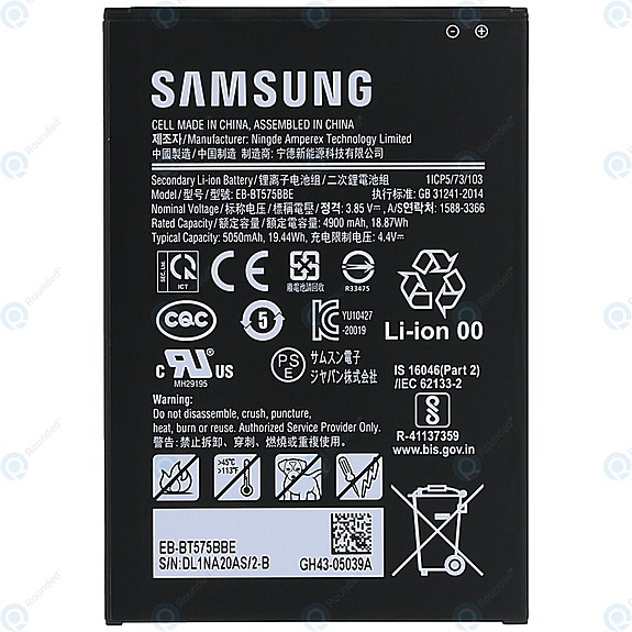 Samsung Galaxy Tab Active 3 (SM-T570 SM-T575) alkuperäinen akku