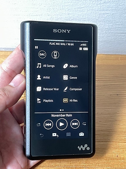 Sony Walkman NW-WM1A 128Gt kannettava musiikki-soitin