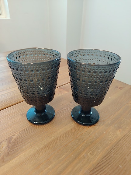 Iittala Kastehelmi jalallinen lasi
