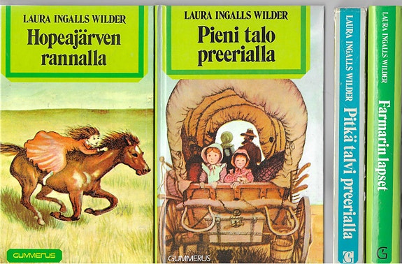 Laura Ingalls Wilder: Pieni talo preerialla - 4 kirjaa. Farmarin lapset.