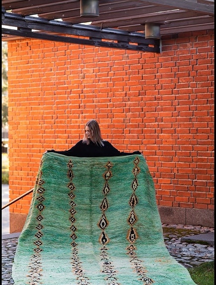 Suuri marokkolainen Azilal villamatto