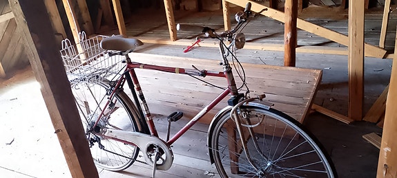 Miesten retro-pyörä