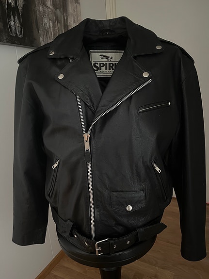 Nahkatakki / Biker takki/ Vintage Retro Rotsi