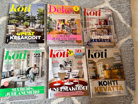 Glorian Koti, Deko ja Kotivinkki -sisustus- ja lehtipaketti