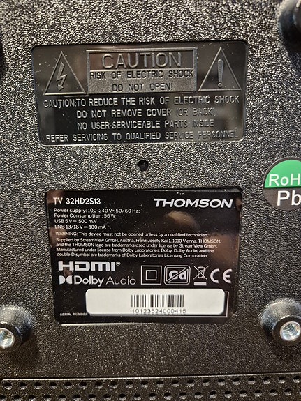 Thomson 32" tv