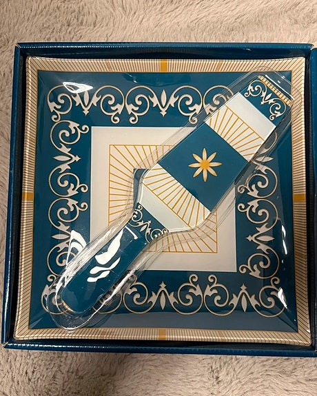 Cake plate and server